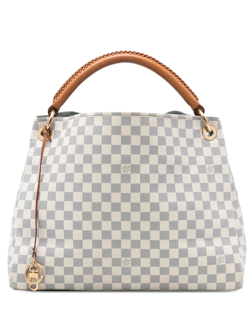 Louis Vuitton Pre-Owned 2011 Damier Azur Artsy MM hobo bag - Bianco