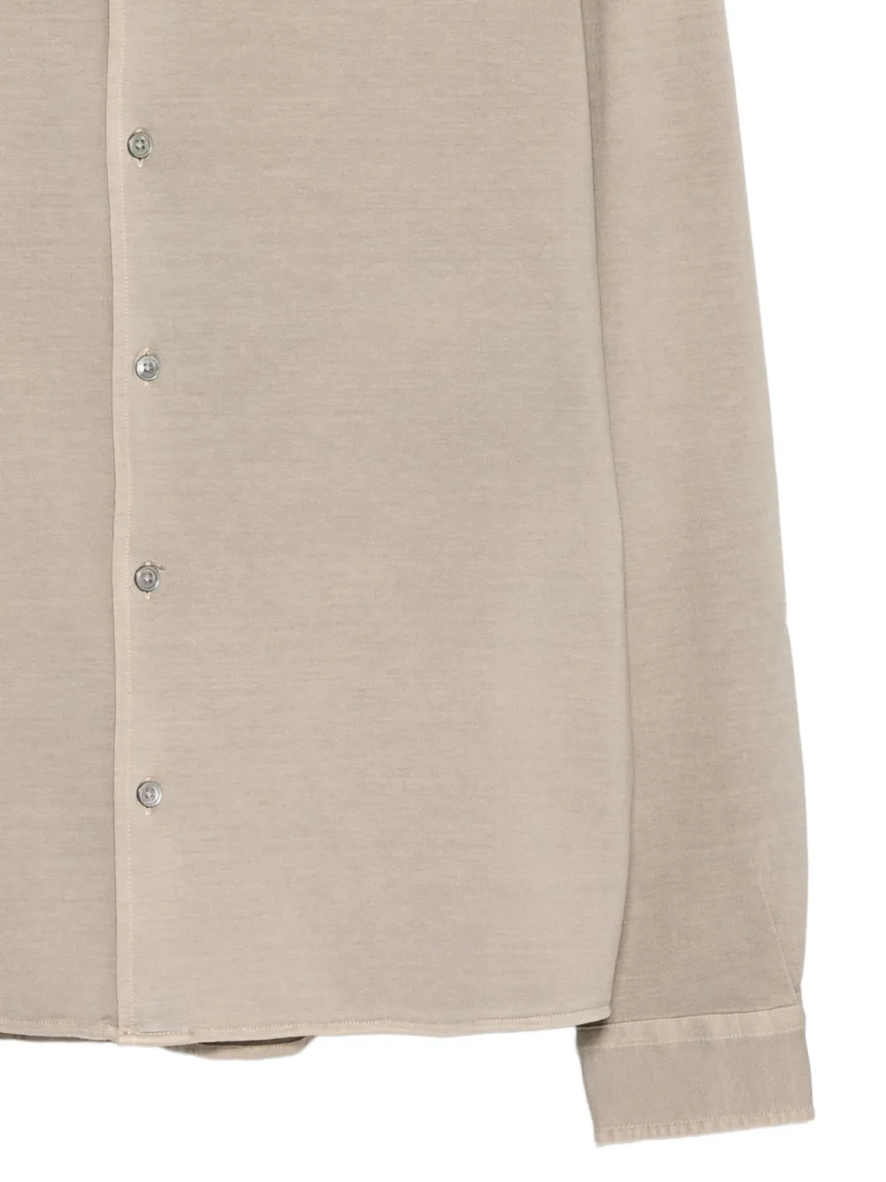 Dell'oglio Overhemd met lange mouwen Beige