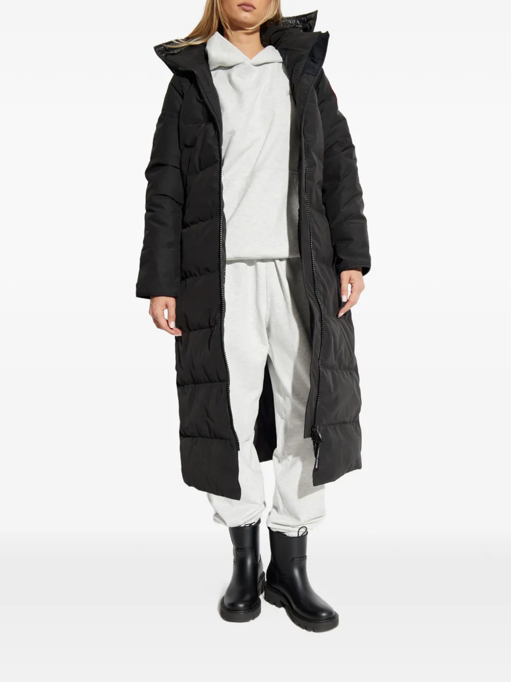 Canada Goose Mystique gewatteerde parka Zwart