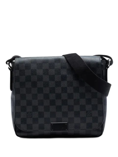 Louis Vuitton Pre-Owned 2013 Damier Graphite District PM crossbody bag