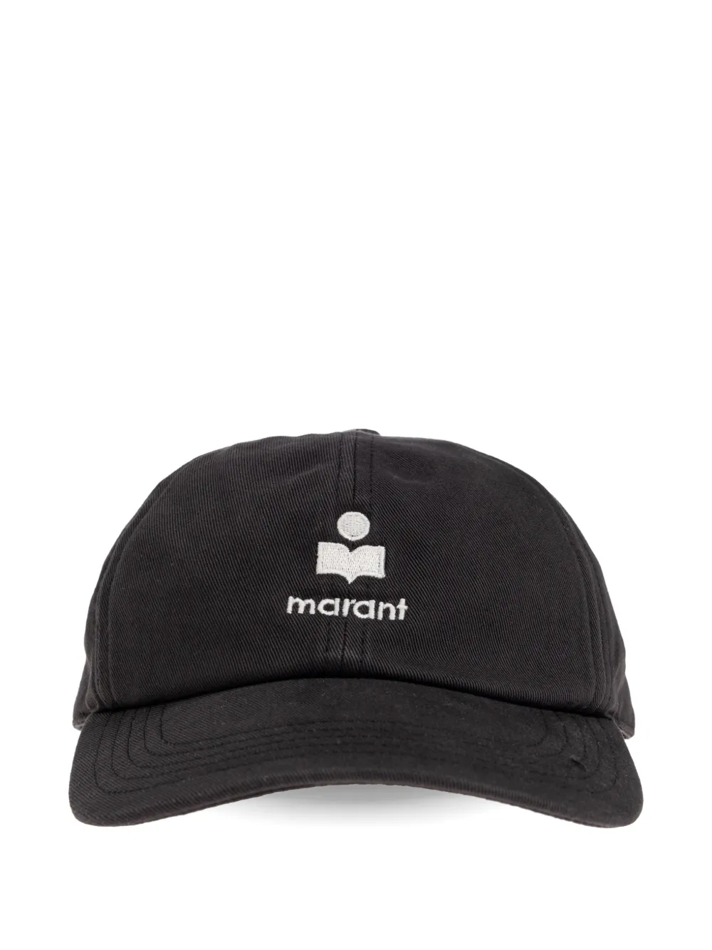 ISABEL MARANT Cappello da baseball Tomas con logo ricamato - Nero