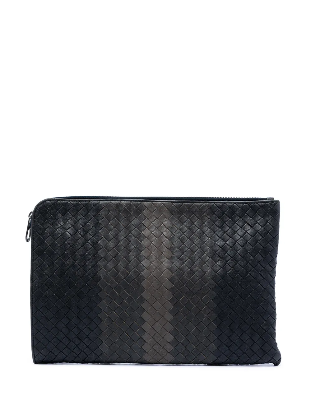 Bottega Veneta Pre-Owned 2012-2025 Tricolor Nappa Intrecciato clutch bag - Nero