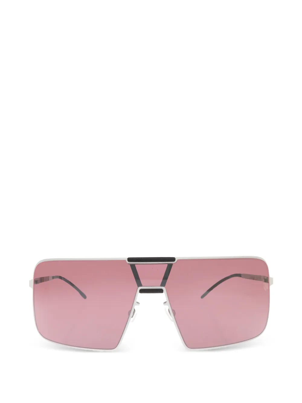 Mykita x Rimowa MR004 Sonnenbrille mit geometrischem Gestell - Silber