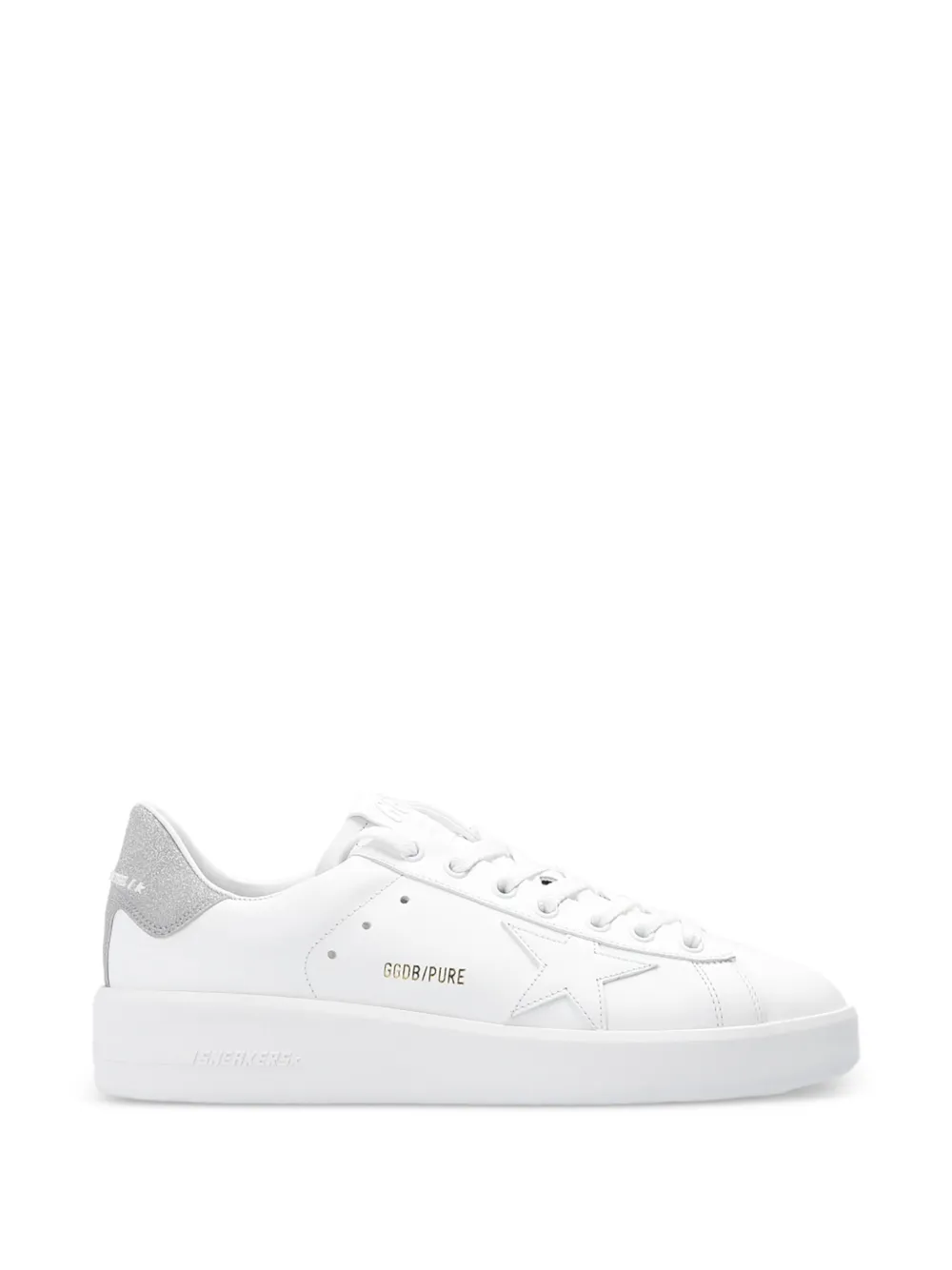 Golden Goose Pure glitter-detail sneakers Wit