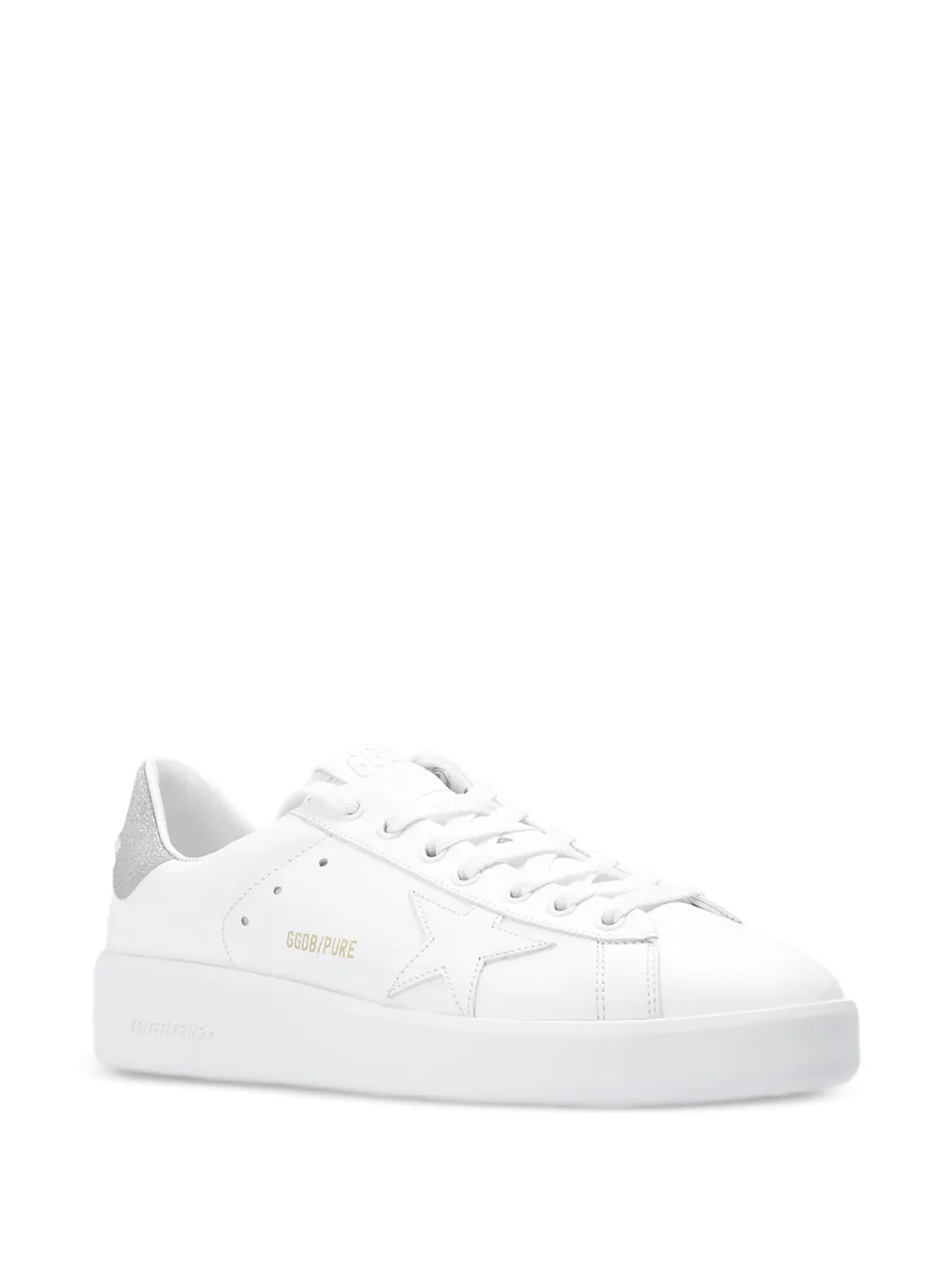 Golden Goose Pure glitter-detail sneakers Wit
