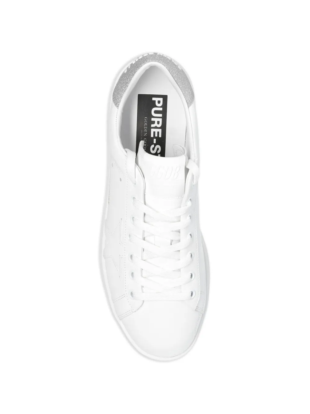 Golden Goose Pure glitter-detail sneakers Wit