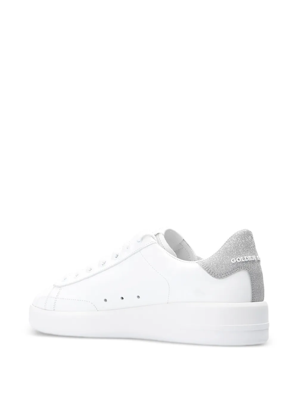 Golden Goose Pure glitter-detail sneakers Wit