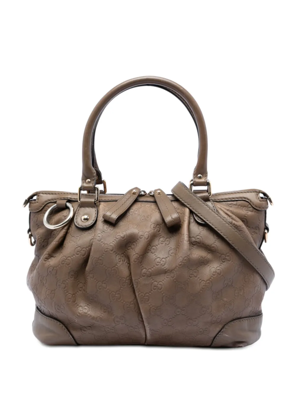 Gucci Pre-Owned 2016-2026 Guccissima Sukey satchel - Marrone