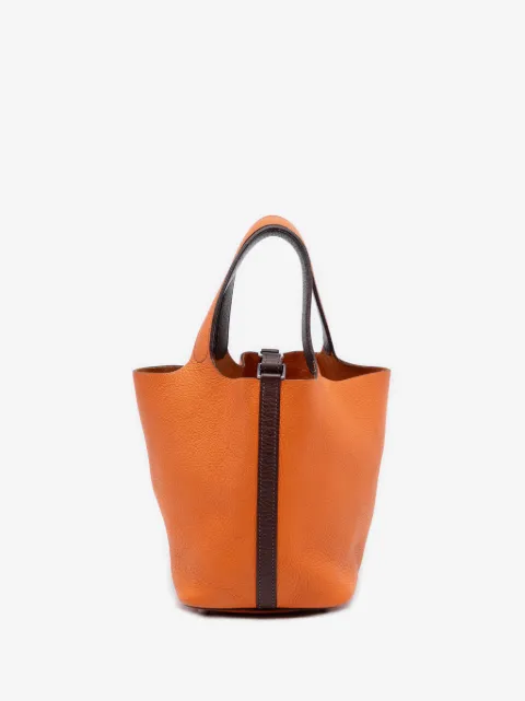 Hermès Pre-Owned tofarvet Clemence Picotin 18 håndtaske fra 2003