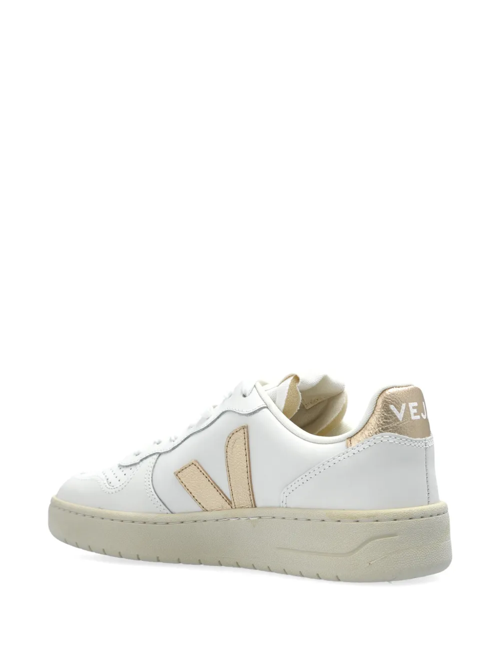 VEJA V-10 platine sneakers Wit