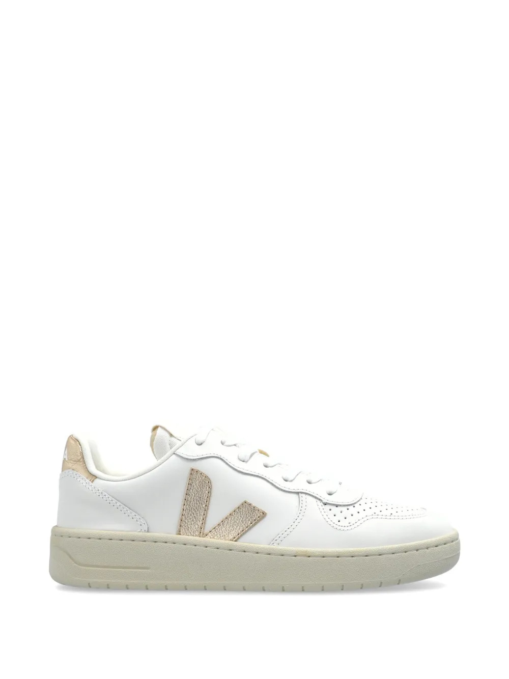 VEJA V-10 platine sneakers Wit