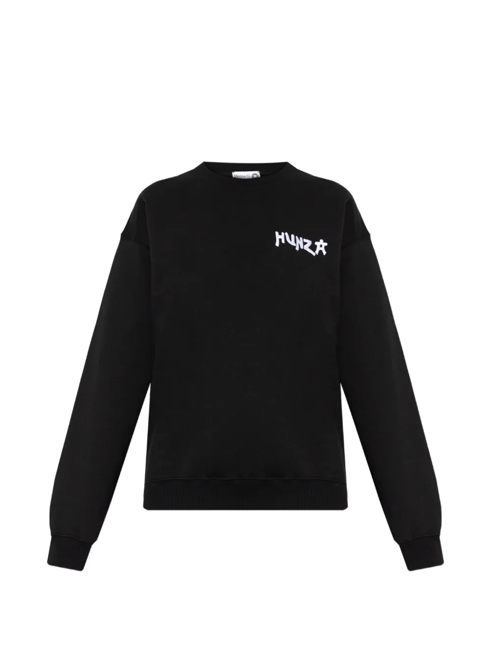 Hunza G logo-embroidered sweatshirt
