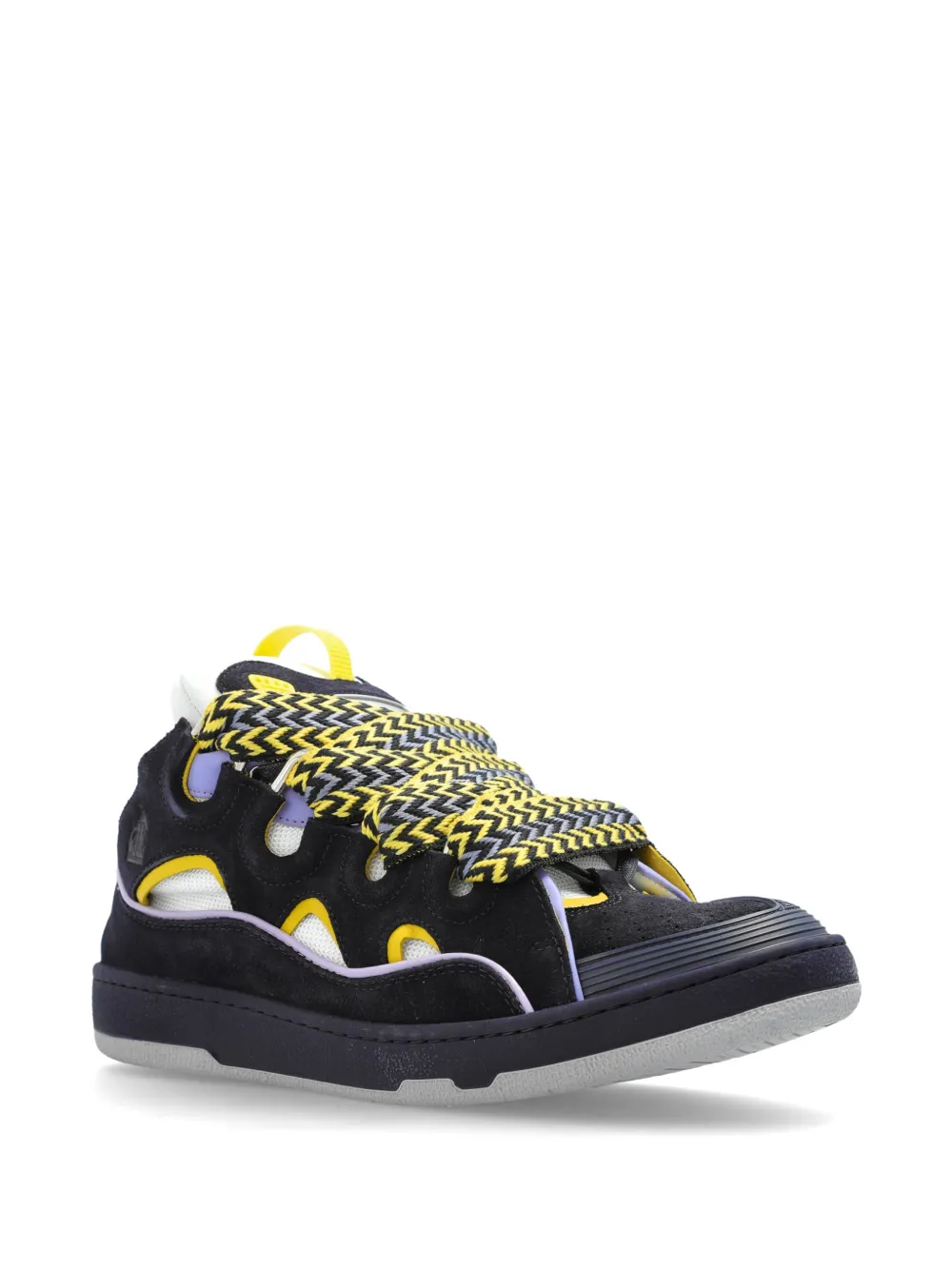 Lanvin Curb sneakers met vlakken Blauw