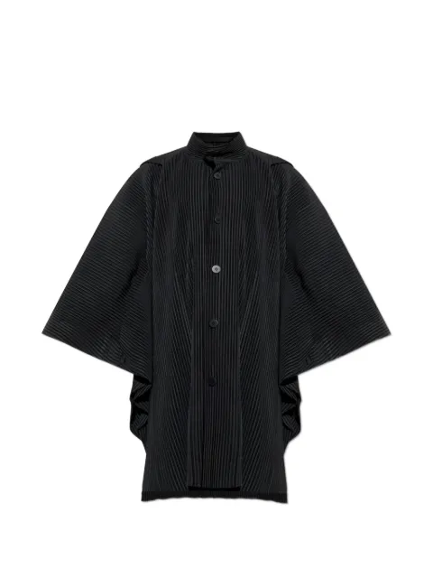 Homme Plissé Issey Miyake abrigo capitonado plisado