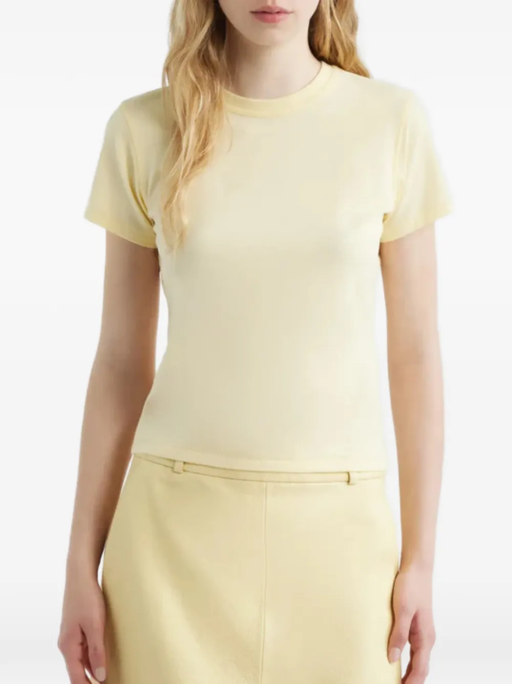 FRAME T-shirt met korte mouwen Geel