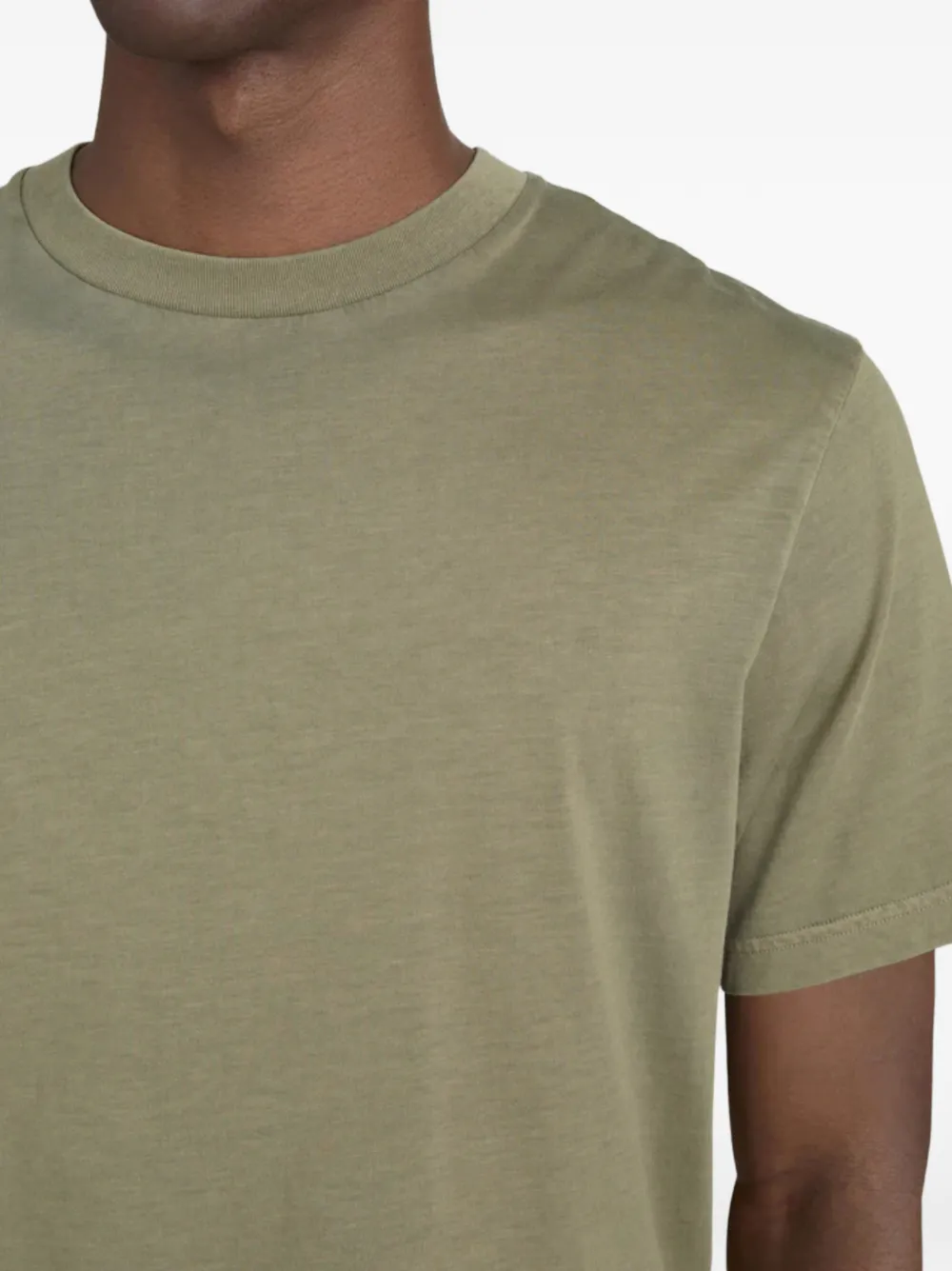FRAME T-shirt met ronde hals Groen