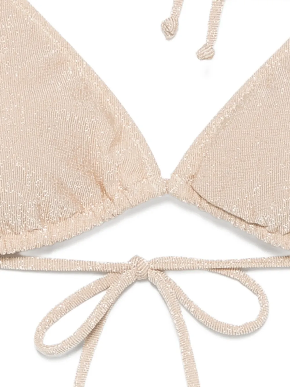 MC2 Saint Barth Kids Leah bikini met glitter Beige