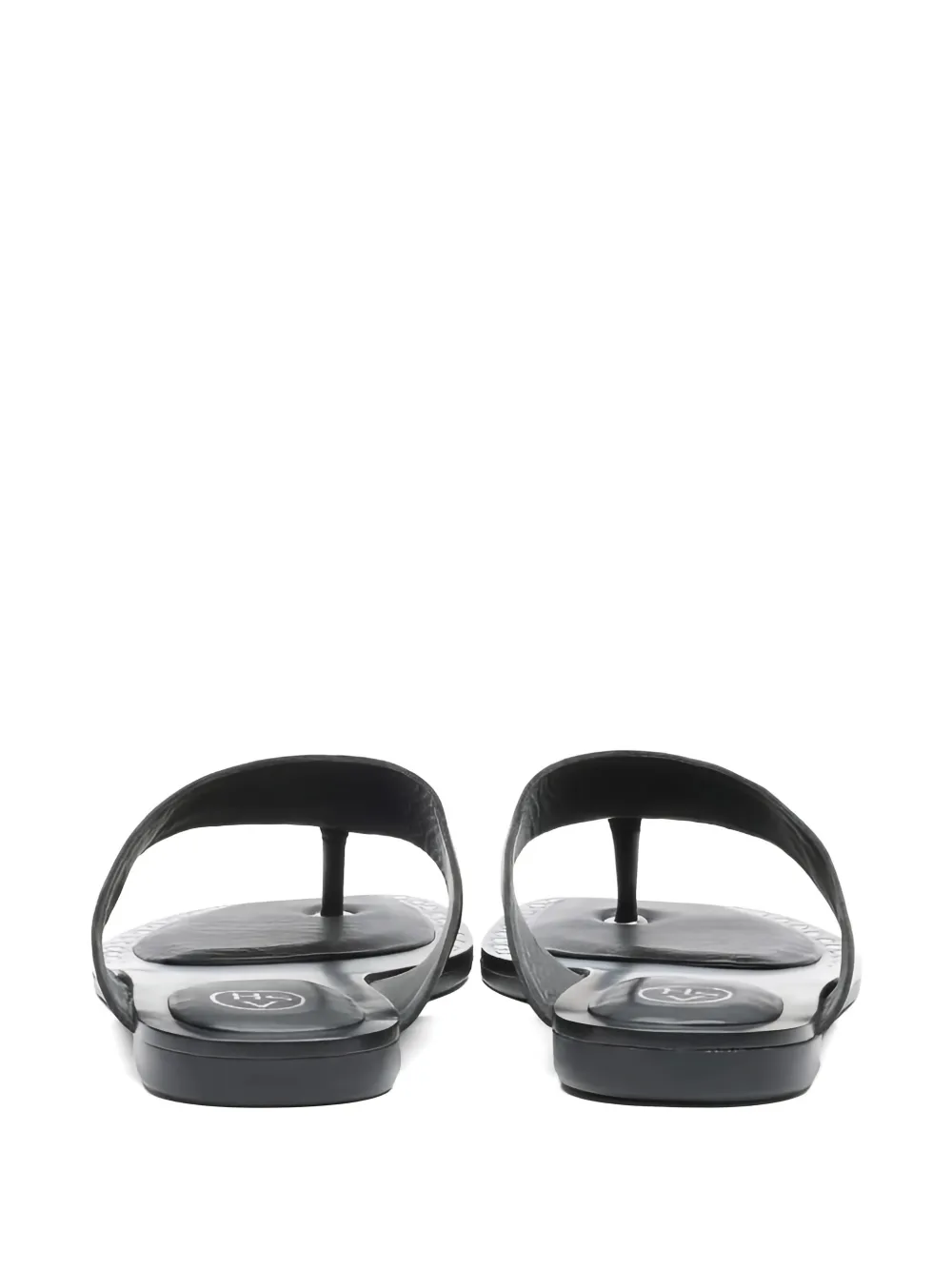 Ash Genius leren sandalen Zwart