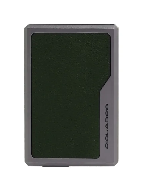 PIQUADRO logo-print card holder