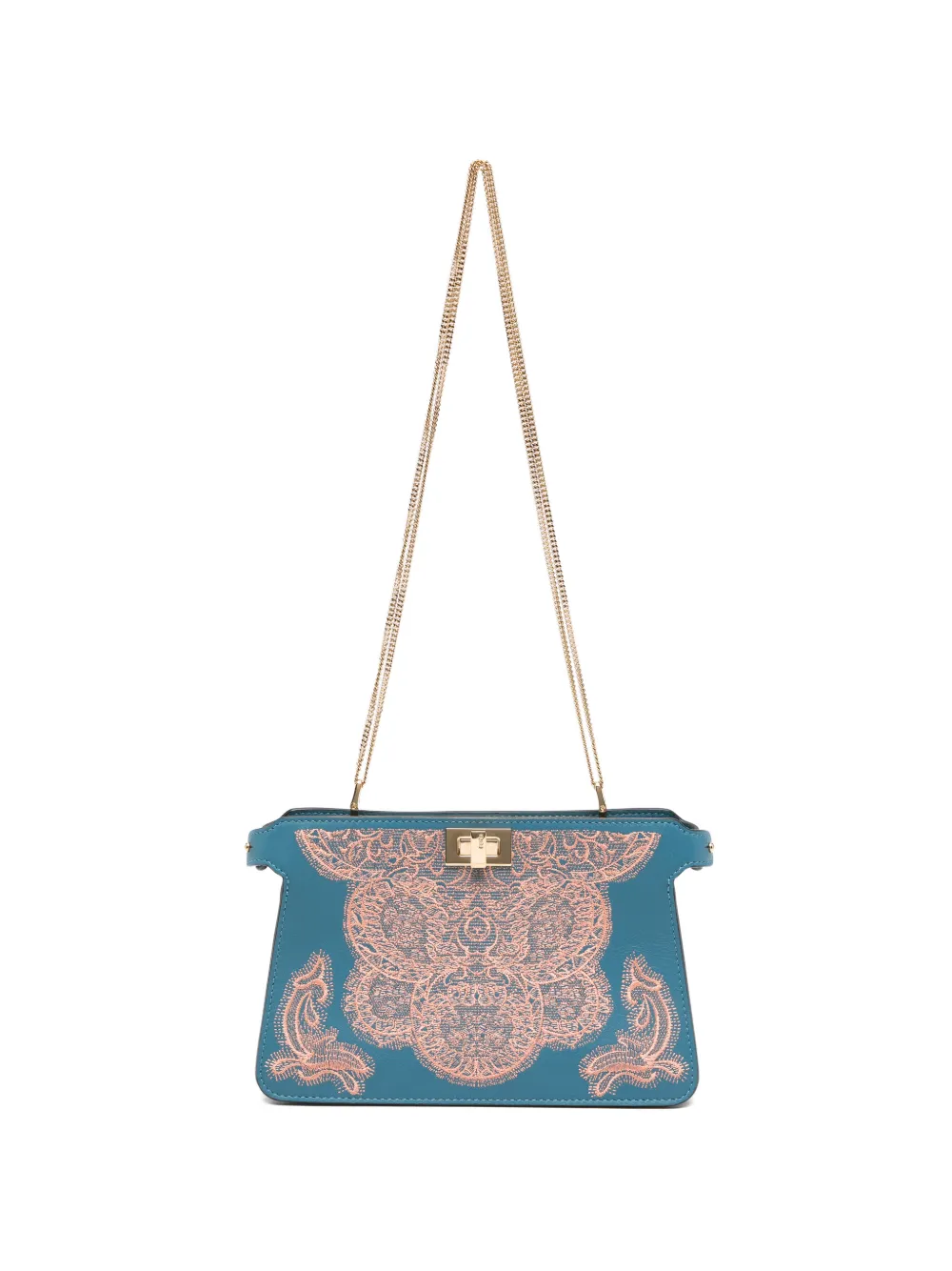 Fendi Pre-Owned Peekaboo shoulder bag - Blu