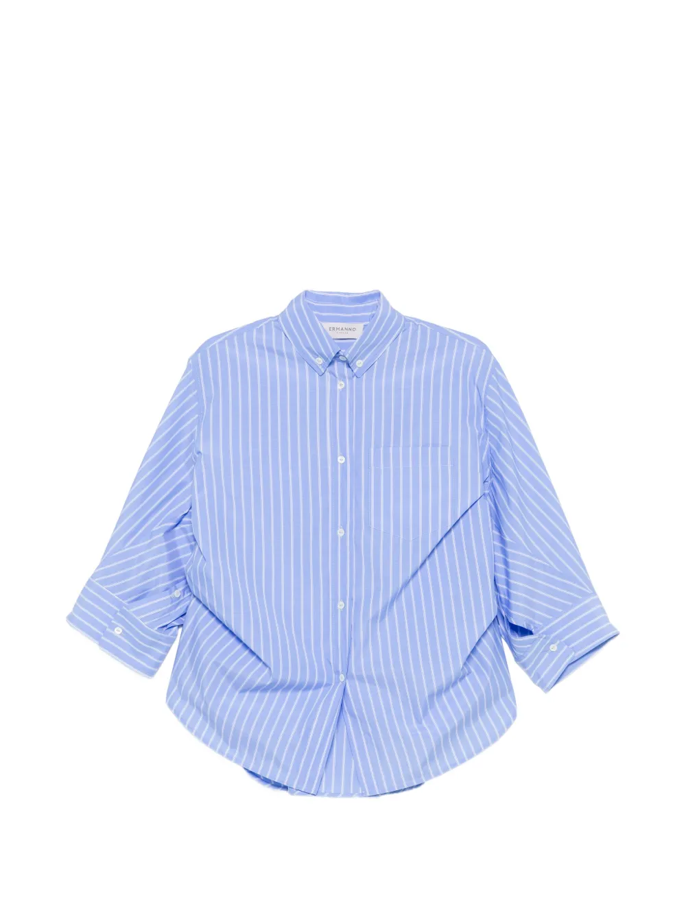 ERMANNO FIRENZE striped button-down shirt - Blue