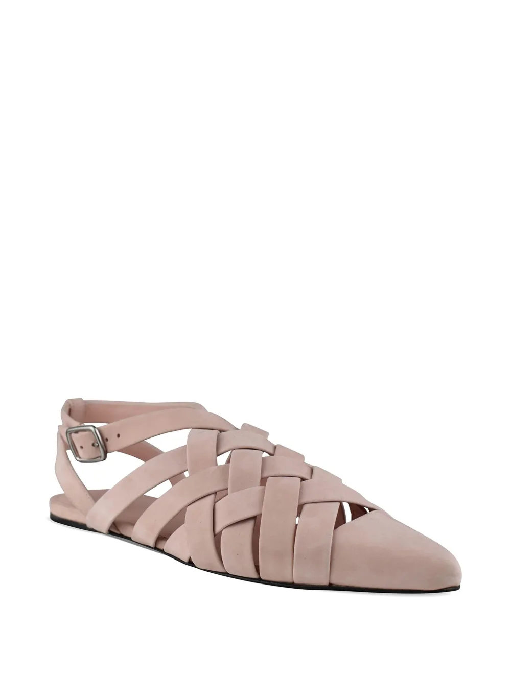 Loro Piana Silene woven sandals Roze
