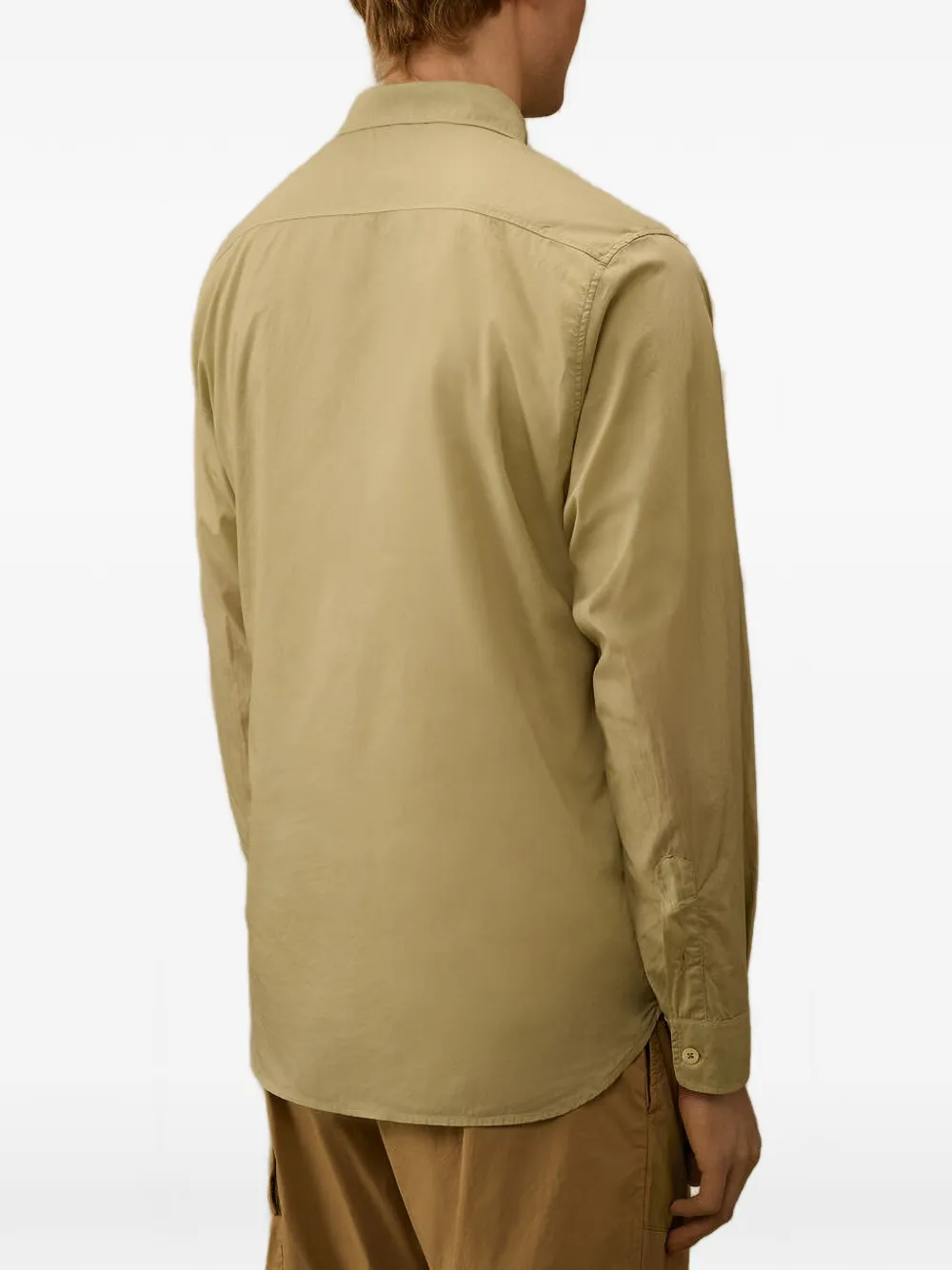 C.P. Company Mussola overhemd met lange mouwen Beige