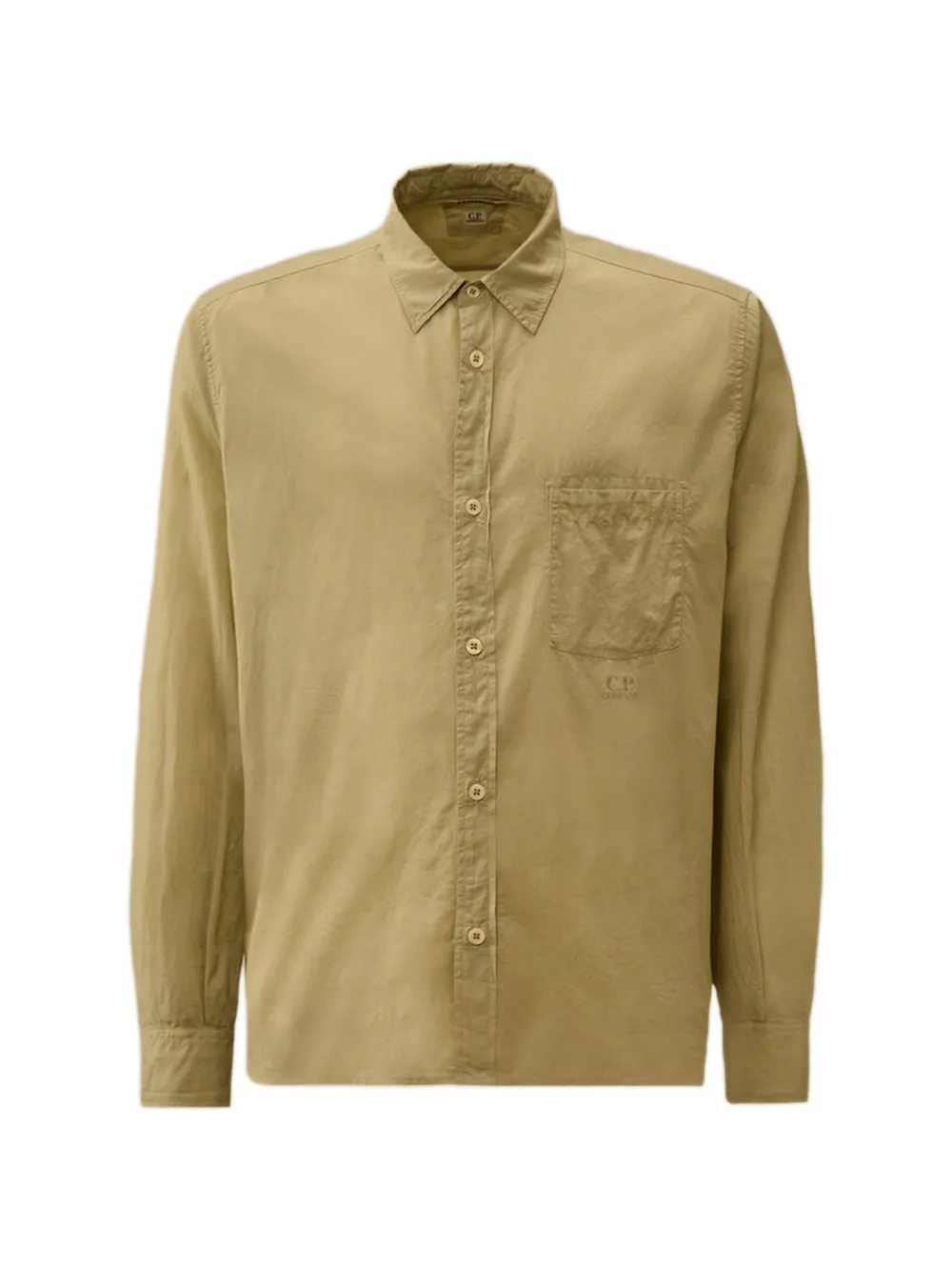C.P. Company Mussola overhemd met lange mouwen Beige