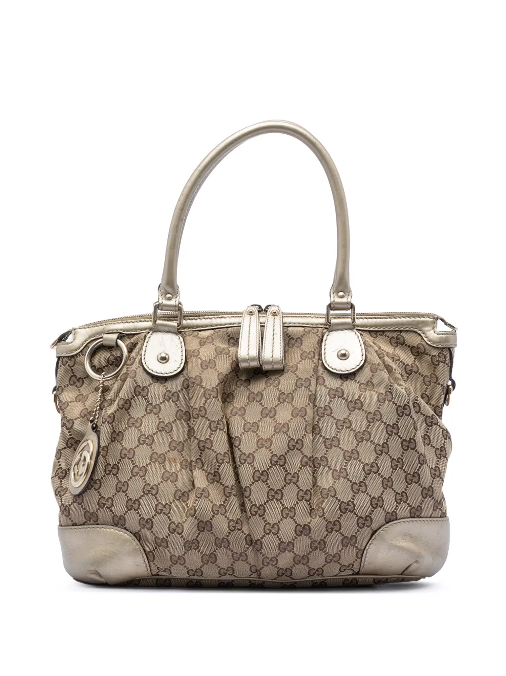 Gucci Pre-Owned 2016-2025 GG Canvas Sukey satchel - Oro