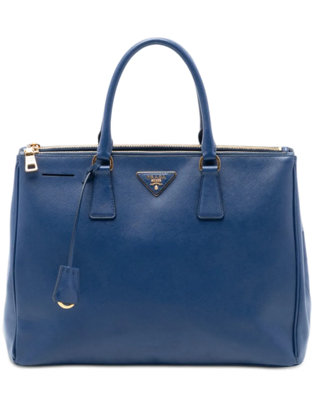 Prada Pre-Owned 2010-2025 Large Saffiano Lux Galleria Double Zip tote bag - Blu