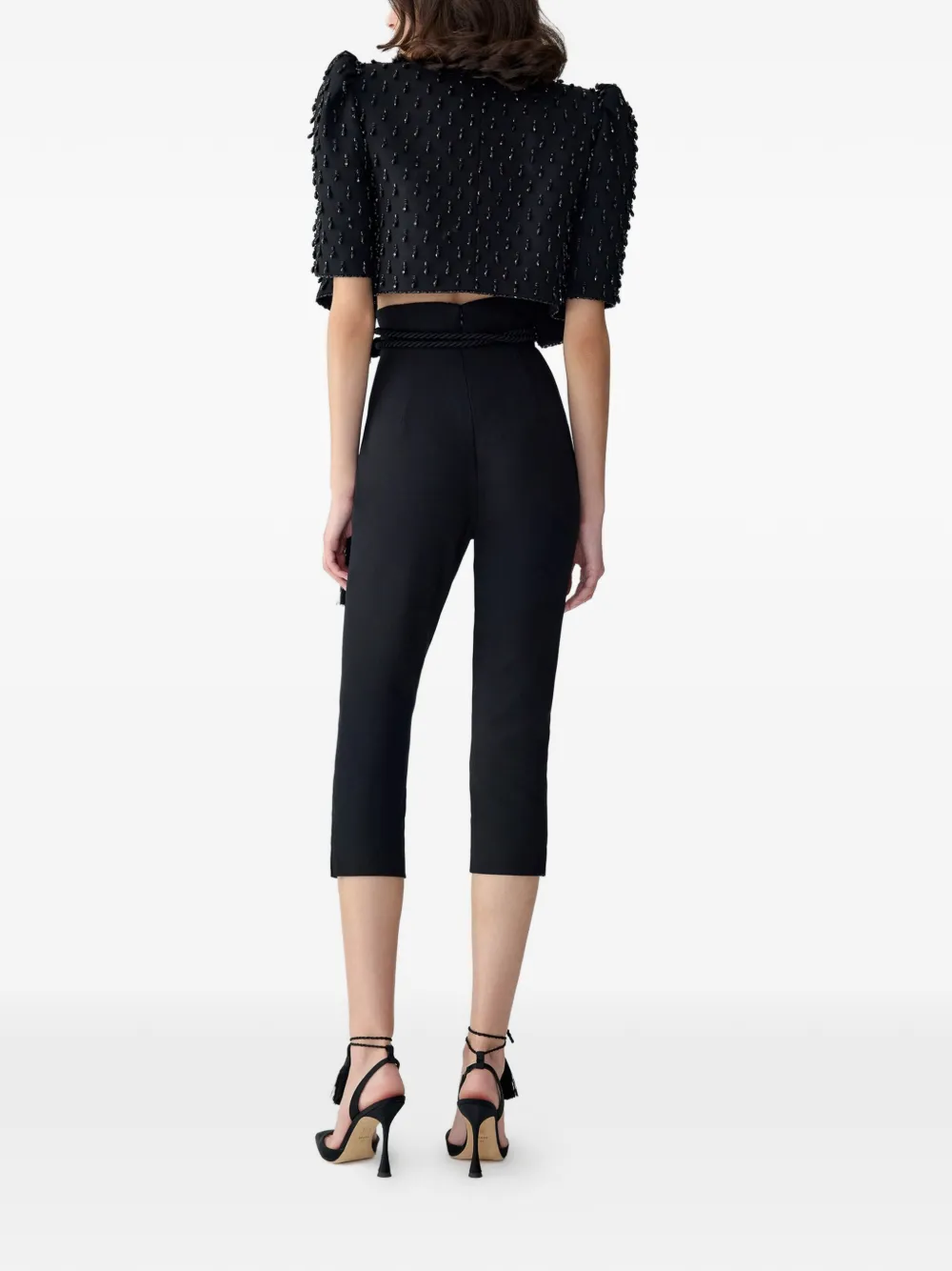 Carolina Herrera Camila skinny broek Zwart
