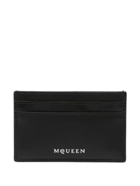 Alexander McQueen leather card holder