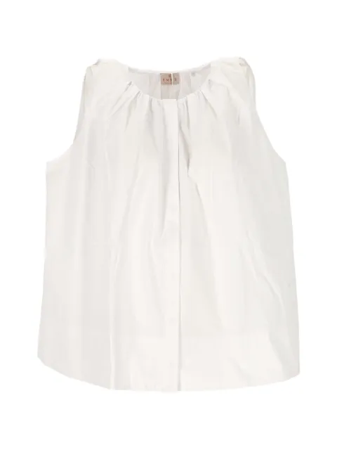 Marella pleated sleeveless top