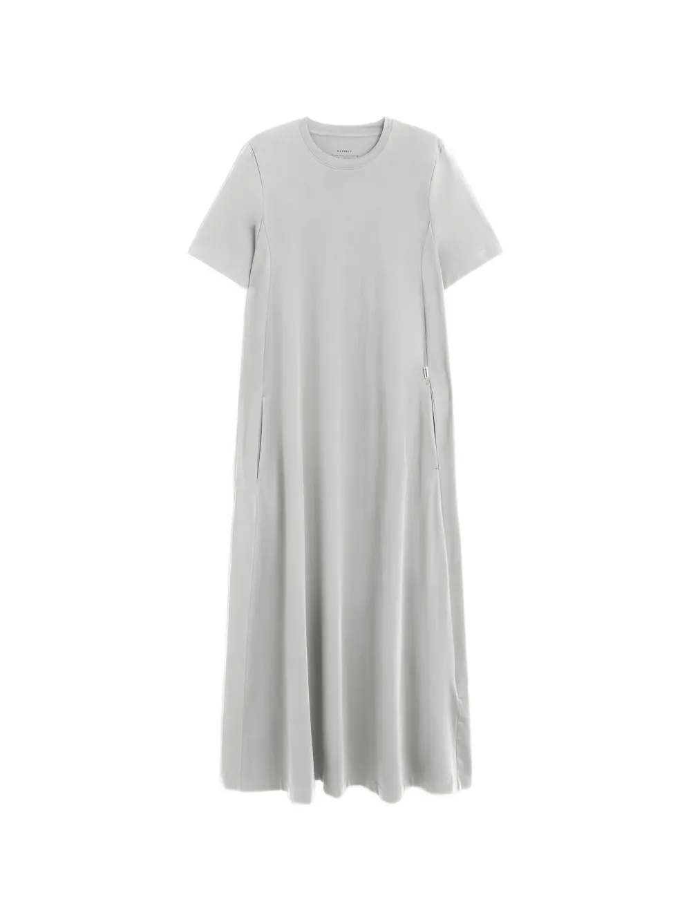 Ecoalf short-sleeve maxi dress - Grigio