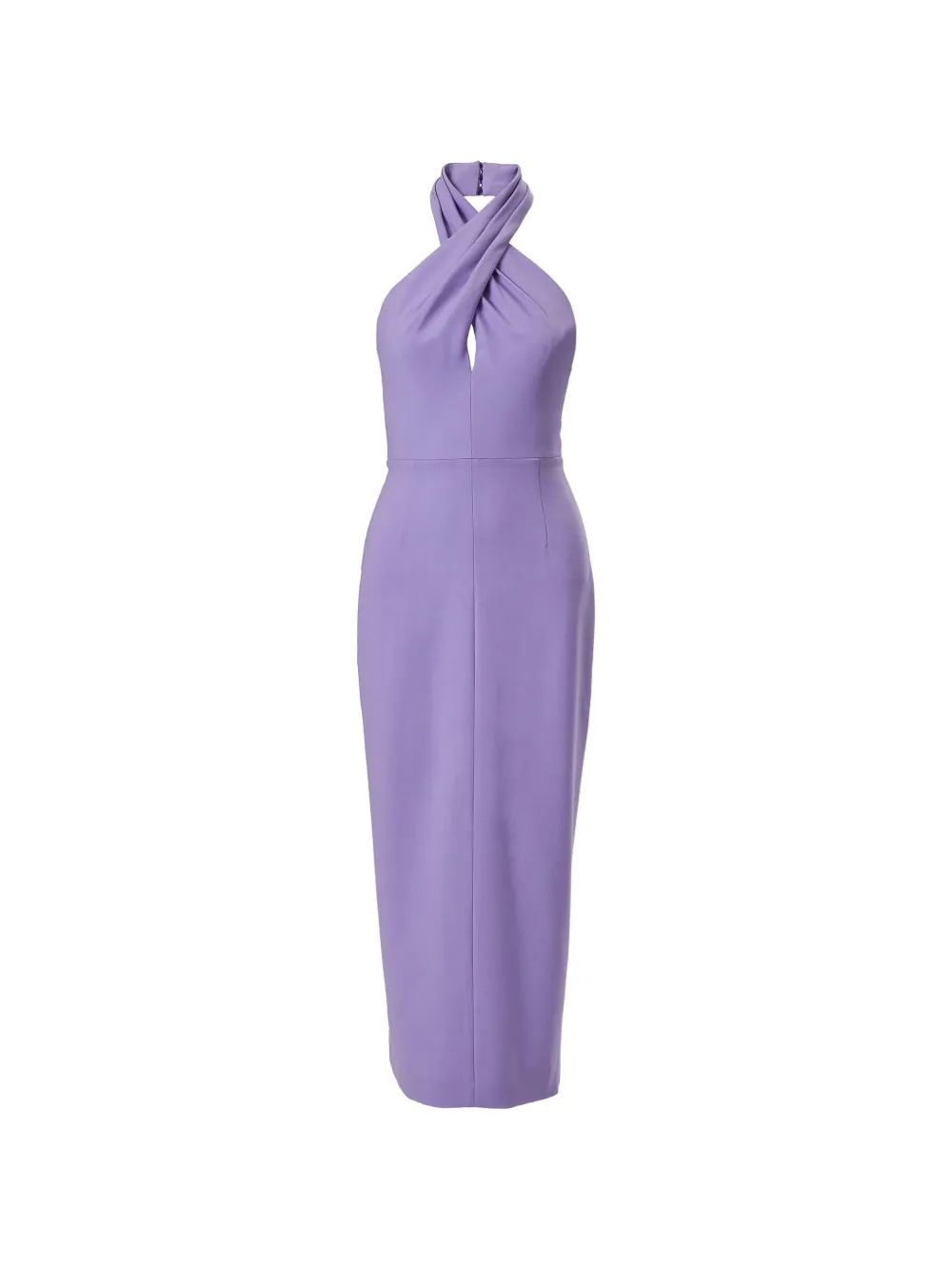 Carolina Herrera twisted halterneck midi dress - Viola
