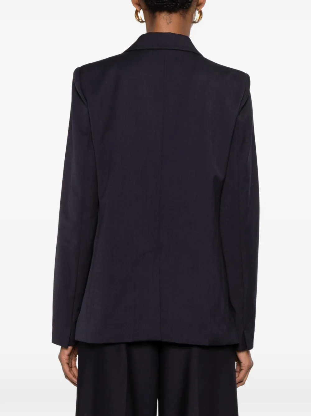 Forte Blazer met dubbele rij knopen Blauw