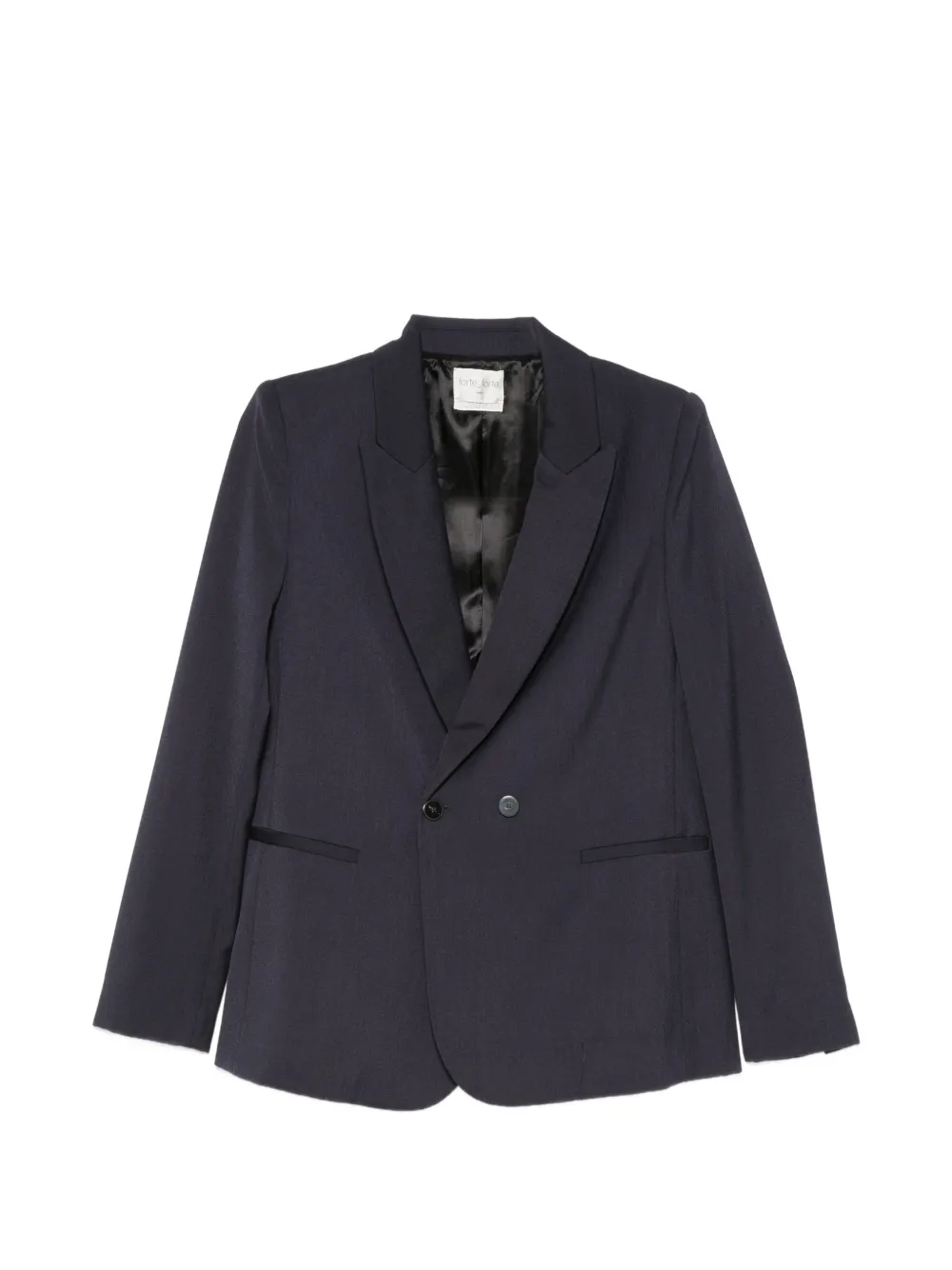 Forte Forte double-breasted peak-lapel blazer - Blu