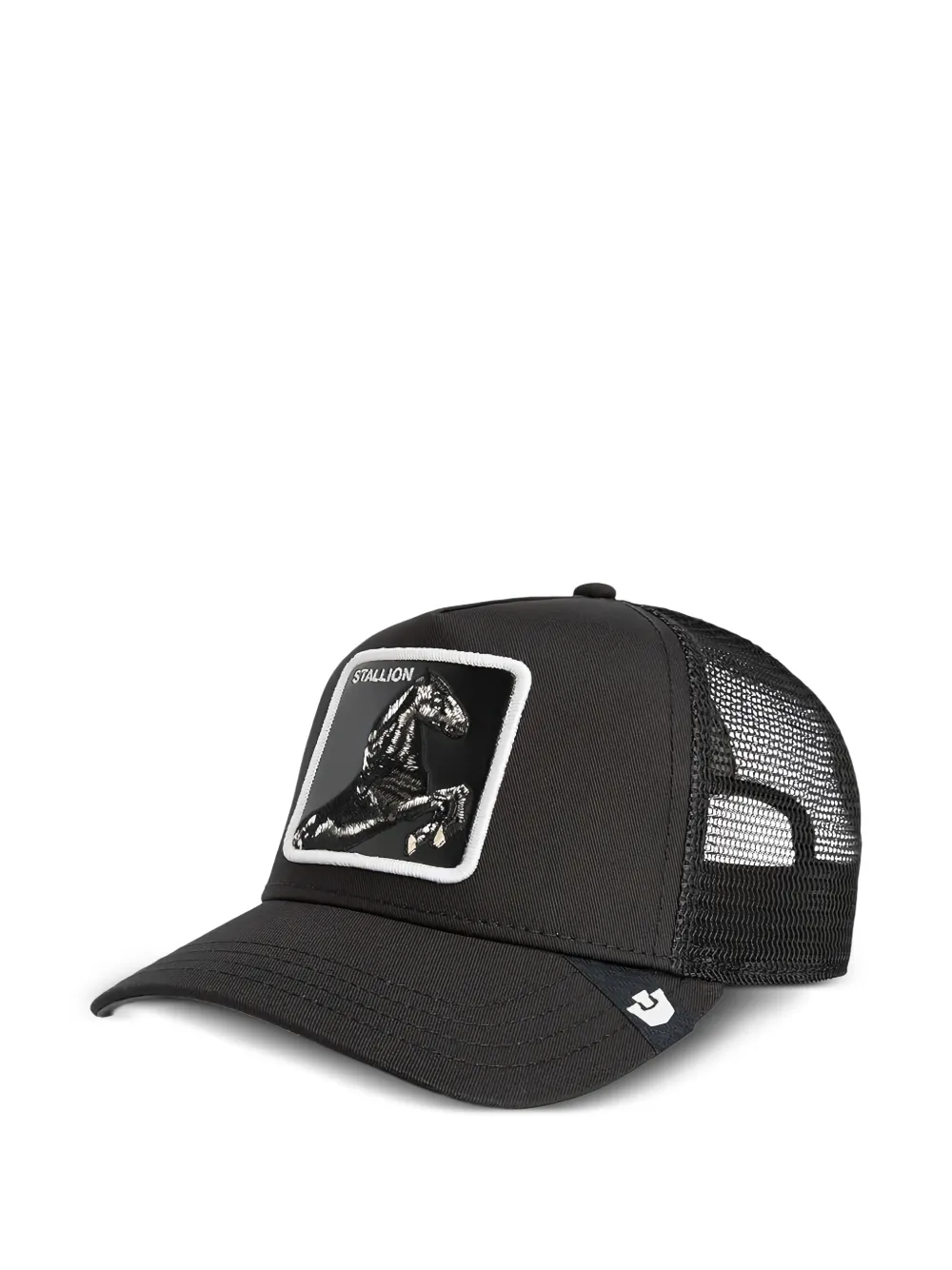 GOORIN BROS Stallion square-patch baseball cap - Nero