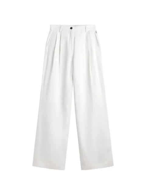 Ecoalf pleated wide-leg trousers