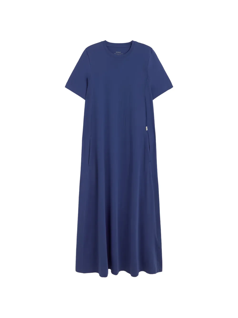Ecoalf Elettra short-sleeve flared dress - Blu