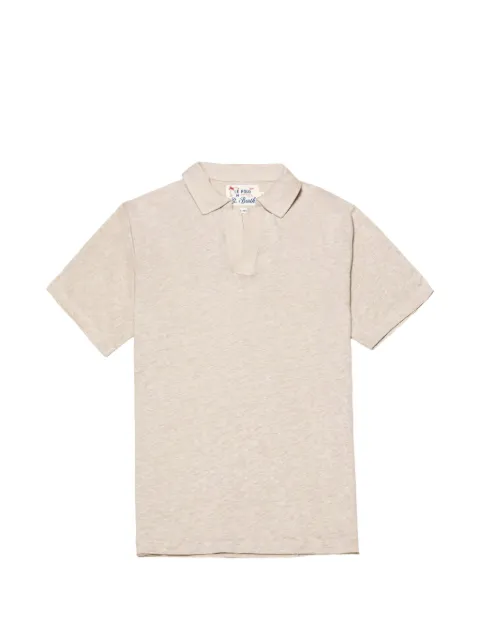 MC2 Saint Barth Fraser V-neck short-sleeve polo shirt