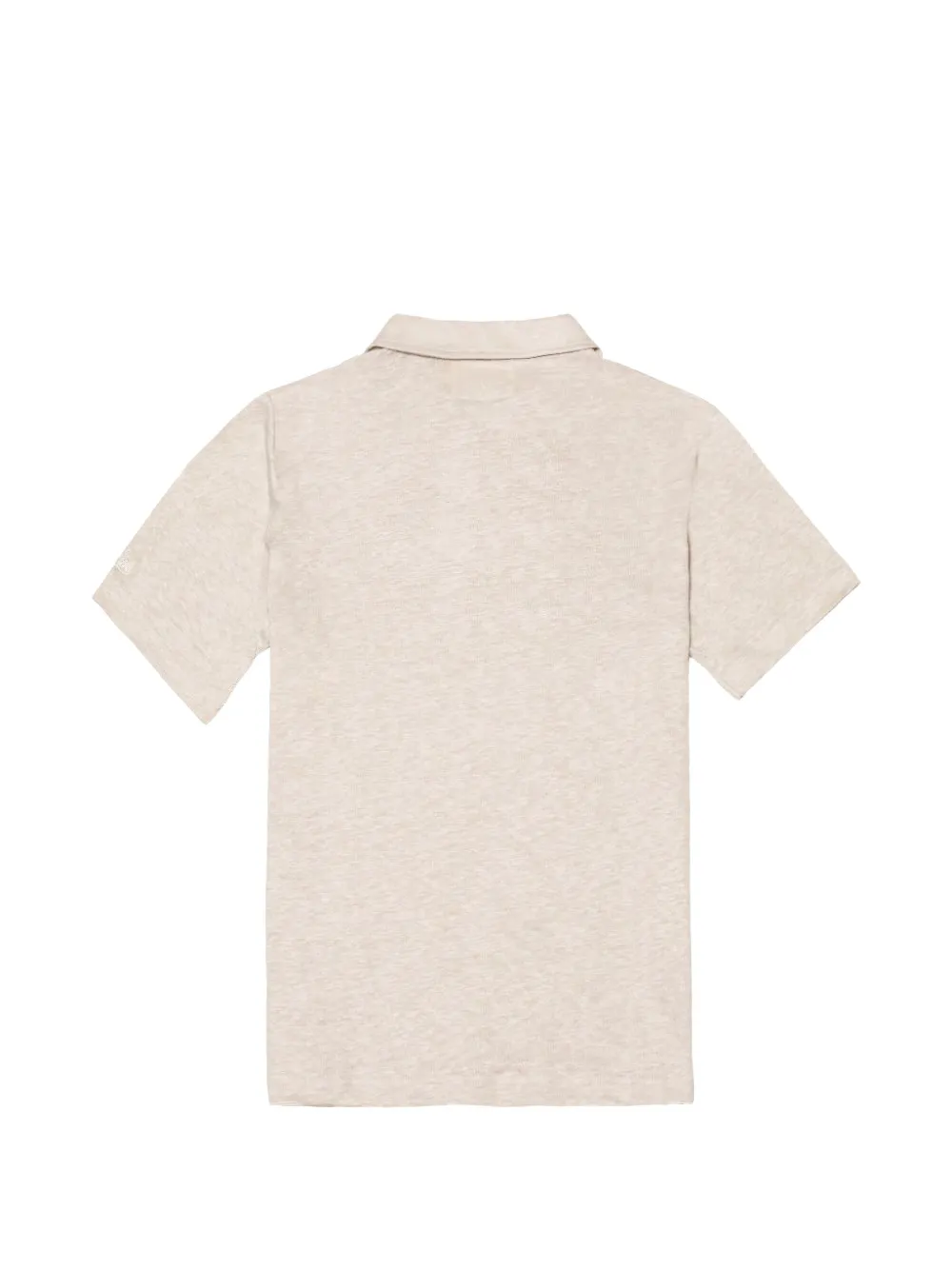 MC2 Saint Barth Fraser poloshirt met V-hals en korte mouwen Beige
