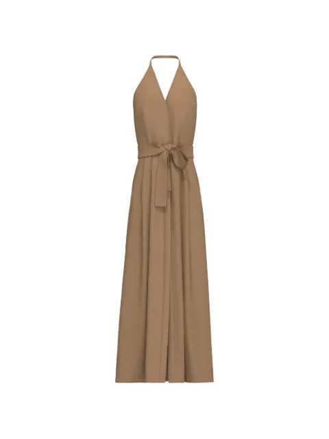 Marella vestido largo con cuello halter