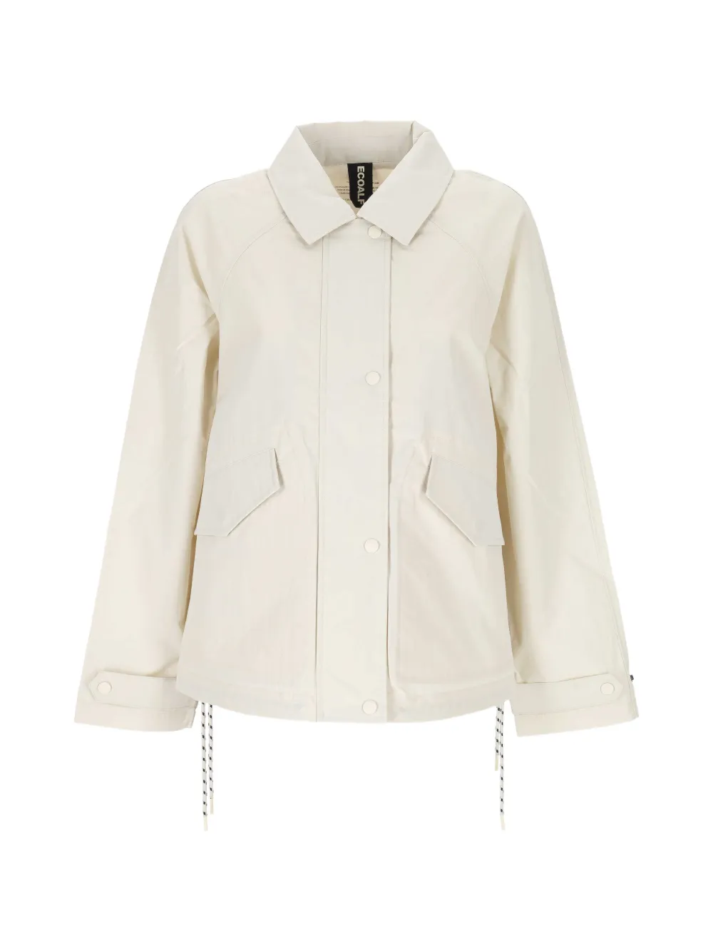 Ecoalf drawstring-hem raglan-sleeve jacket - Toni neutri
