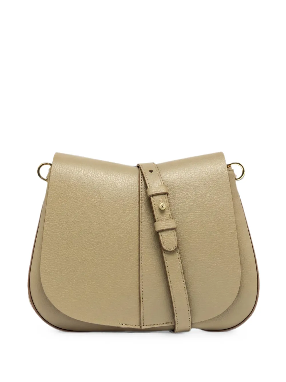 GIANNI CHIARINI medium Helena Round leather shoulder bag - Nude