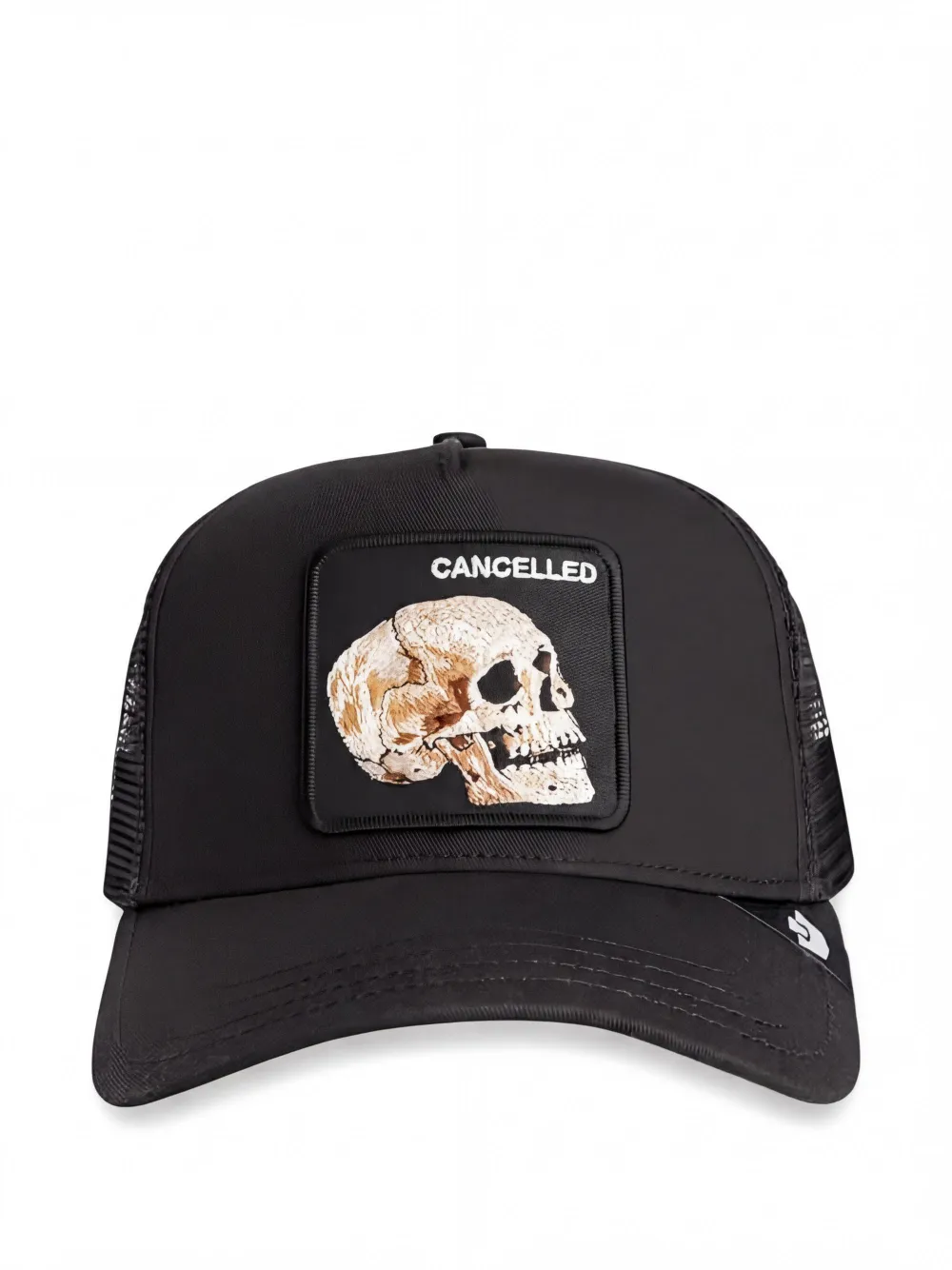 GOORIN BROS The Cancelled Skull square-patch cap hat - Schwarz