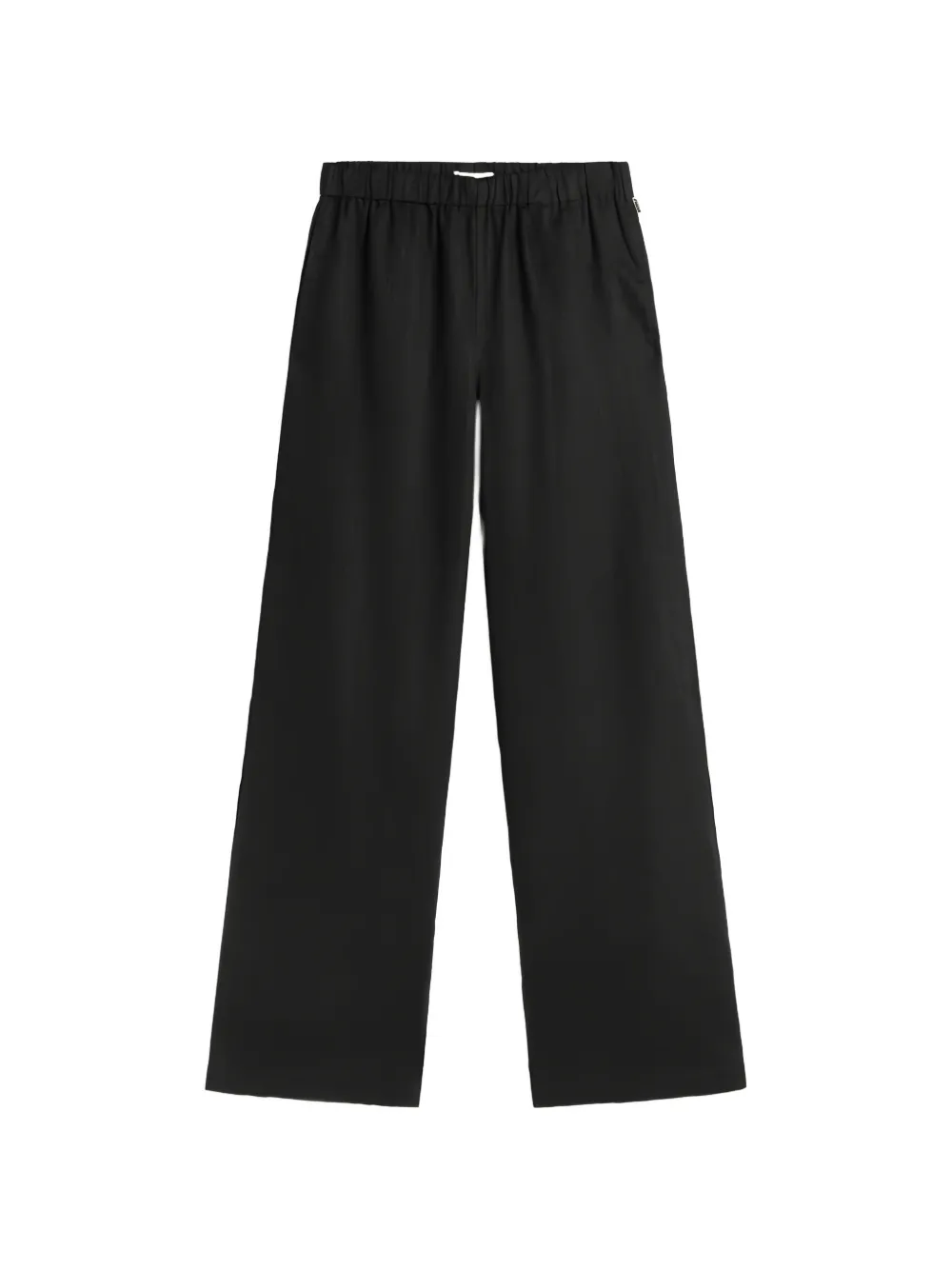 Ecoalf drawstring wide-leg trousers - Nero