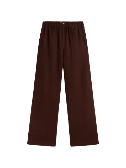 Ecoalf wide-leg elasticated-waistband trousers