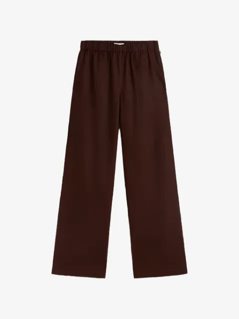Ecoalf wide-leg elasticated-waistband trousers