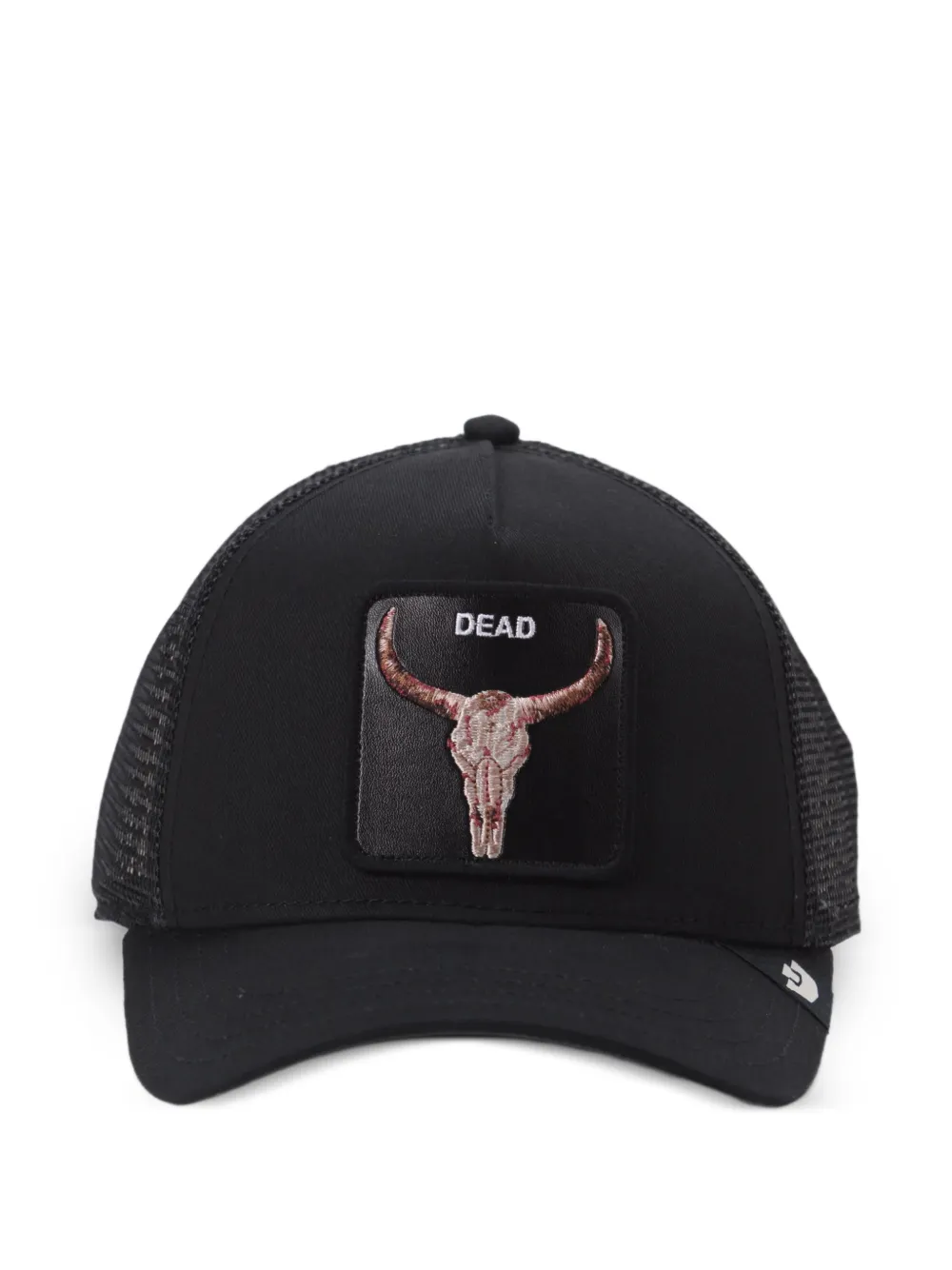 GOORIN BROS Skulls-appliqué cap hat - Schwarz